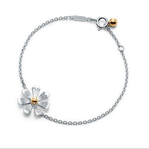 Tiffany Daisy Bracelet in Silver and 18k Gold